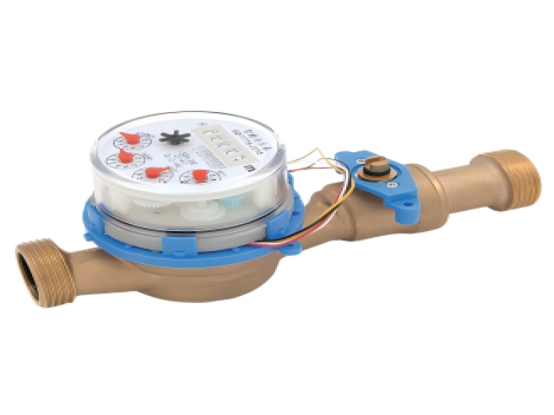 Dry type Single-jet Water Meter (With valve)